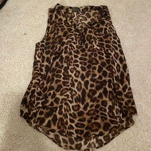 Womens cheetah blouse